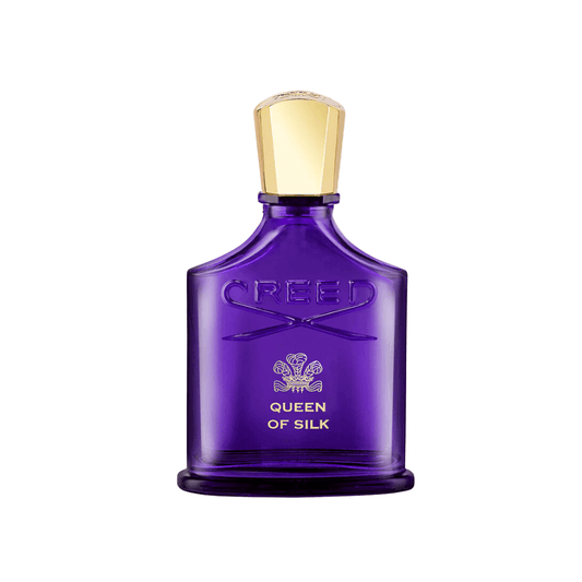 Botella de perfume Queen of Silk de Creed en color morado, 100% original, envíos rápidos y gratuitos en pedidos de $1700+. Decant.