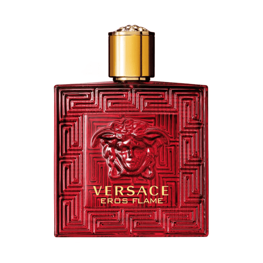 Perfume Versace Eros Flame 100% original, botella roja, envíos rápidos y GRATIS en pedidos $1700+. Decant.